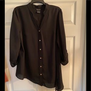 New Directions Top.  Size: L. Color: Black.Length: 28” Short Side, 32”Long Side.